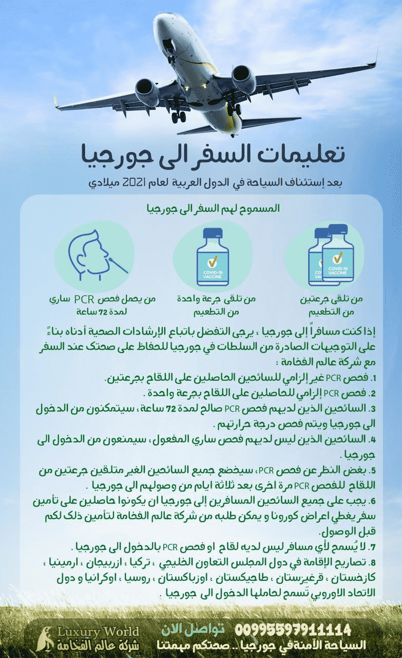 انتهى العمل بها – تعليمات السفر الى جورجيا